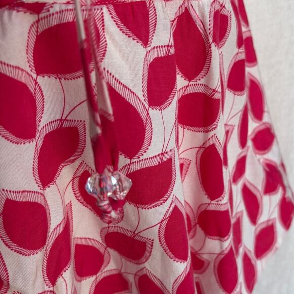 Tracy Reese Peplum Silk Blend Blouse with Scalloped Neckline  size 8 - Has Flaws - Picture 9 of 12